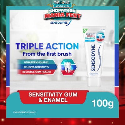SENSODYNE - Sensitive Teeth Oral Care Toothpaste Sensitivity Gum & Enamel (Dental Sensitivity Relief) 100g