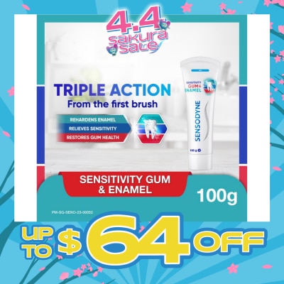 SENSODYNE - Sensitive Teeth Oral Care Toothpaste Sensitivity Gum & Enamel (Dental Sensitivity Relief) 100g