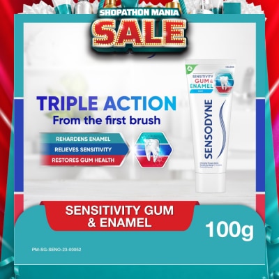 SENSODYNE - Sensitive Teeth Oral Care Toothpaste Sensitivity Gum & Enamel (Dental Sensitivity Relief) 100g
