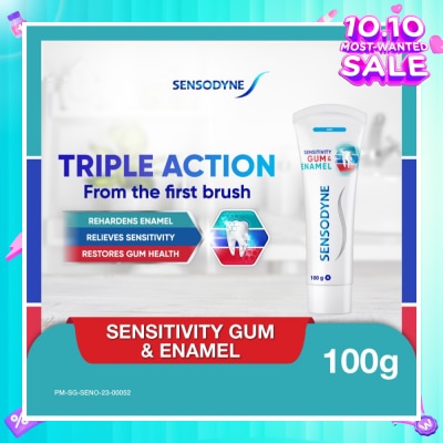 SENSODYNE Sensitive Teeth Oral Care Toothpaste Sensitivity Gum & Enamel (Dental Sensitivity Relief) 100g