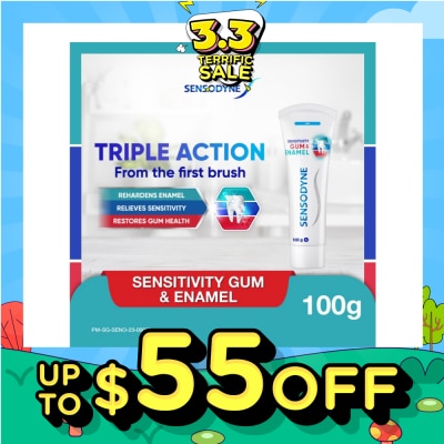 SENSODYNE Sensitive Teeth Oral Care Toothpaste Sensitivity Gum & Enamel (Dental Sensitivity Relief) 100g