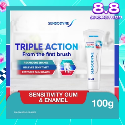 SENSODYNE Sensitive Teeth Oral Care Toothpaste Sensitivity Gum & Enamel (Dental Sensitivity Relief) 100g