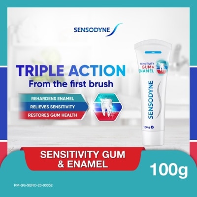 SENSODYNE Sensitive Teeth Oral Care Toothpaste Sensitivity Gum & Enamel (Dental Sensitivity Relief) 100g