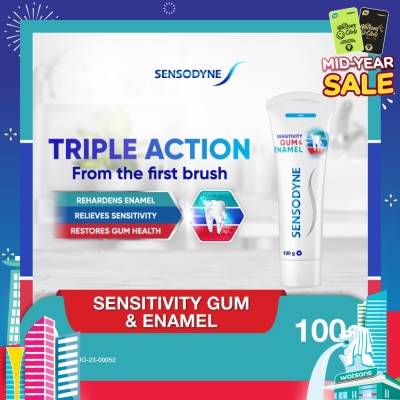 SENSODYNE Sensitive Teeth Oral Care Toothpaste Sensitivity Gum & Enamel (Dental Sensitivity Relief) 100g