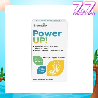GREENLIFE Power Up (Support Eye Function And Overall Brain Health) 60s