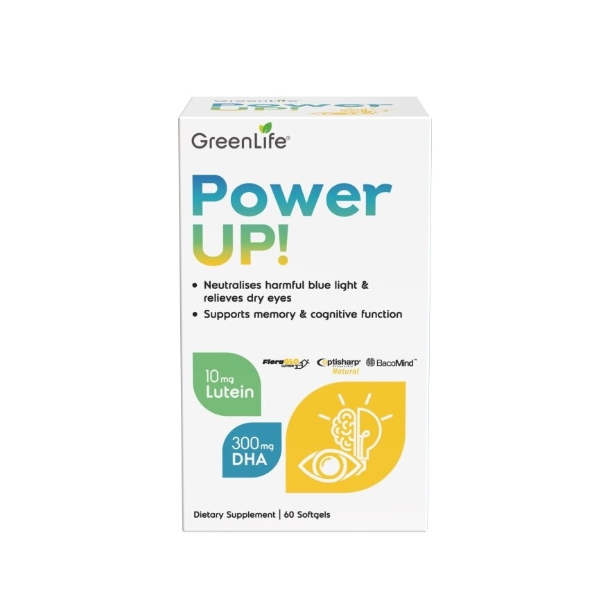 Power Up (Support Eye Function And Overall Brain Health) 60s