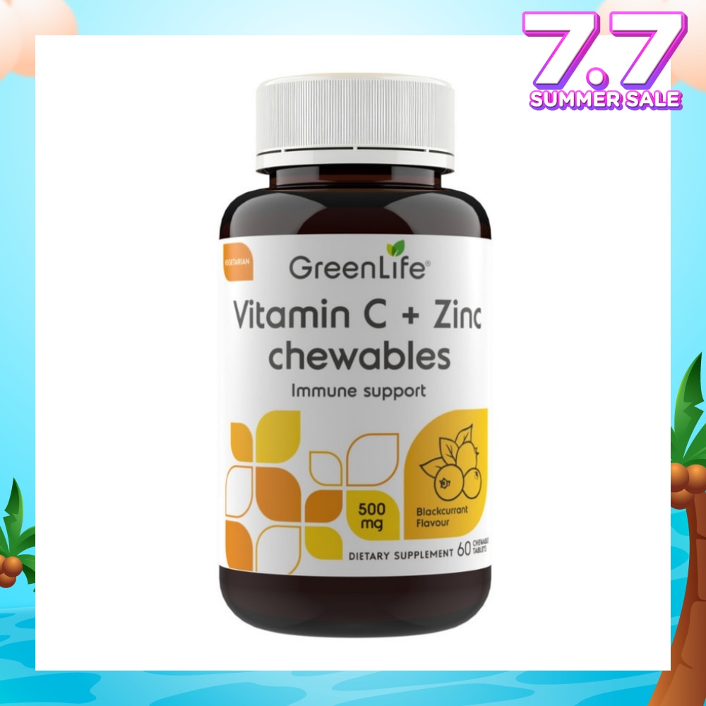 Vitamin C + Zinc (Supports Healthy Immune Function, Cardiovascular And Respiratory Health) 60s
