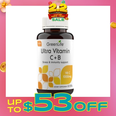 GREENLIFE Ultra Vitamin C + B 60s