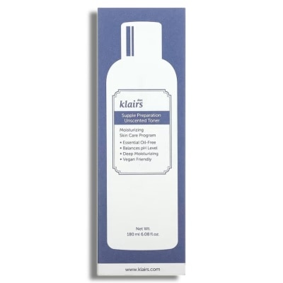 DEAR KLAIRS Supple Preparation Unscented Toner (Multifunctional Toner, Unscented) 180ml