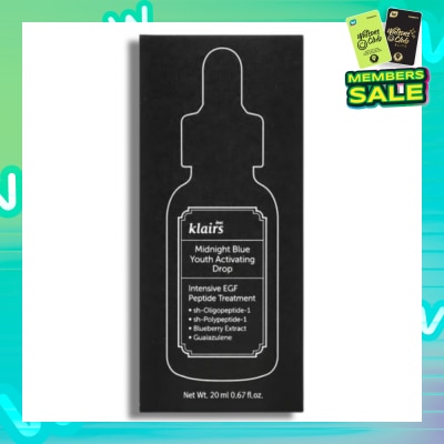 DEAR KLAIRS Midnight Blue Youth Activating Drop (Highly Concentrated, Improve Complexion And Stimulates The Skin) 20ml (Expiry: Jun`2026)