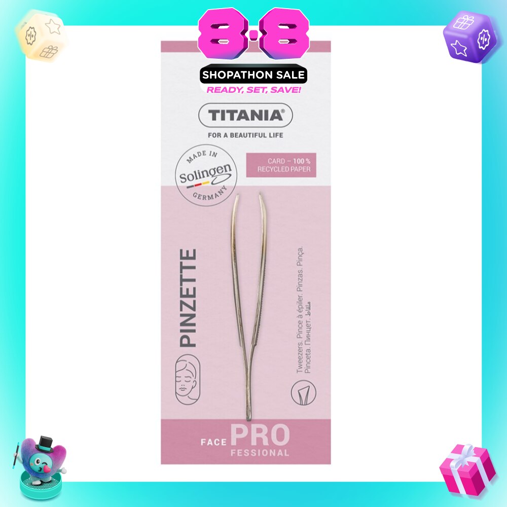 Sl Tweezers (With Hair Gripping Edges, Slanted And Gold Plated Tip) 1s