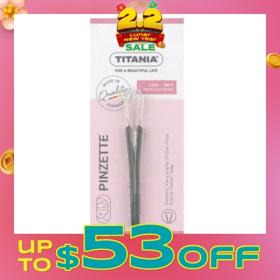 TITANIA Solingen Tweezers With Plastic Handle 1s