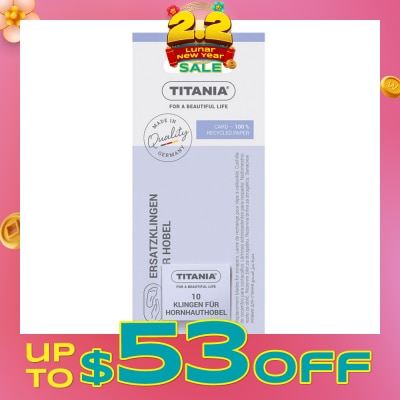 TITANIA Slicers (Callus Scraper Blades) 10s