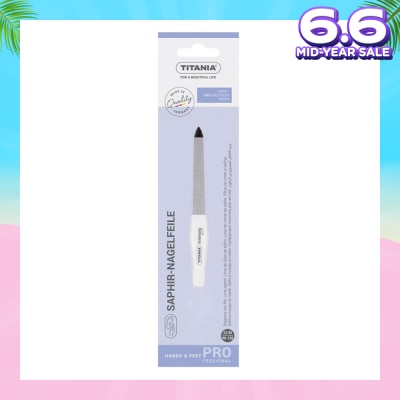 TITANIA Sl Sapphire Nail File 4'' 1s