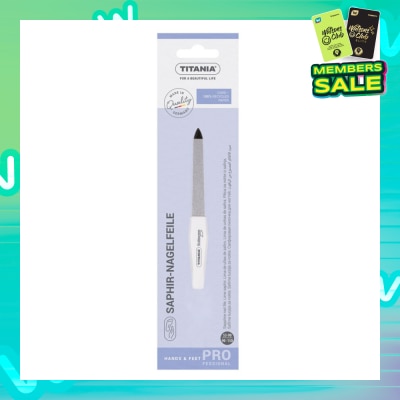 TITANIA Sl Sapphire Nail File 4'' 1s