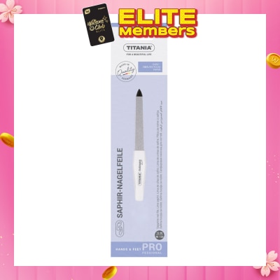 TITANIA Sl Sapphire Nail File 4'' 1s