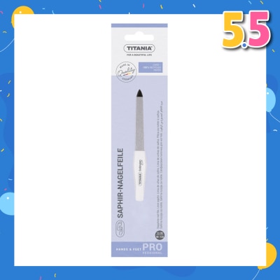 TITANIA Sl Sapphire Nail File 4'' 1s