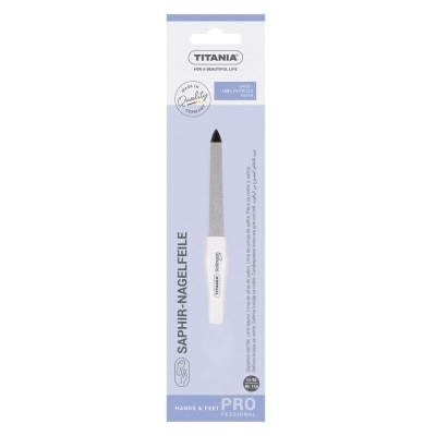 TITANIA Sl Sapphire Nail File 4'' 1s