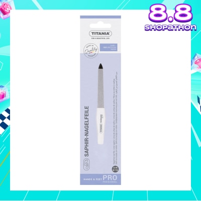 TITANIA Sl Sapphire Nail File 4'' 1s