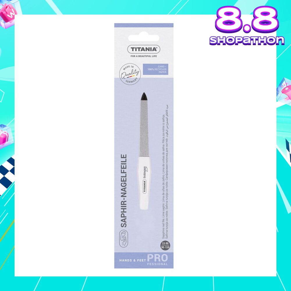 Sl Sapphire Nail File 4'' 1s