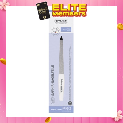 TITANIA Sl Spring Steel Sapphire Nail File 6'' 1s