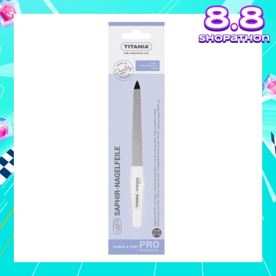 TITANIA Sl Spring Steel Sapphire Nail File 6'' 1s