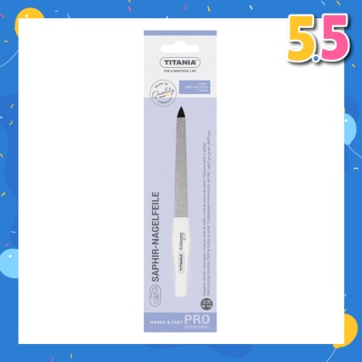 TITANIA Sl Spring Steel Sapphire Nail File 6'' 1s