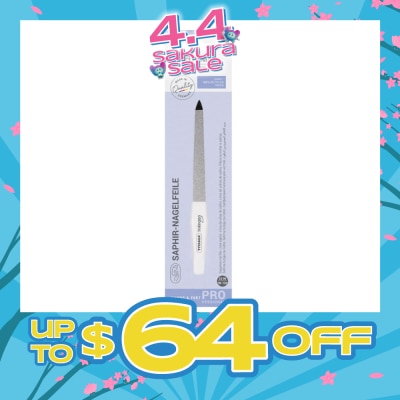 TITANIA - Sl Spring Steel Sapphire Nail File 6'' 1s