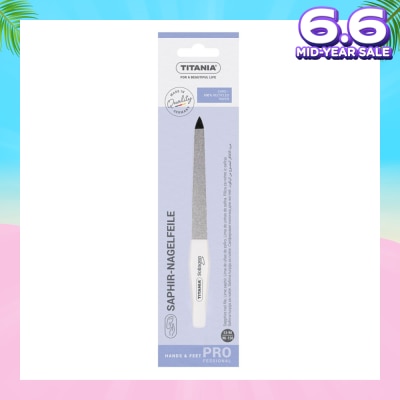 TITANIA Sl Spring Steel Sapphire Nail File 6'' 1s
