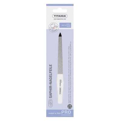 TITANIA Sl Spring Steel Sapphire Nail File 6'' 1s