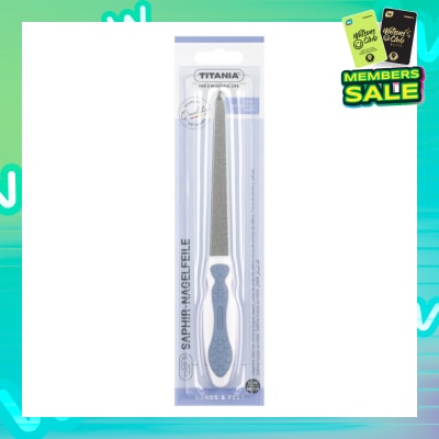 TITANIA Sl Spring Steel Sapphire Nail File (20cm) 1s