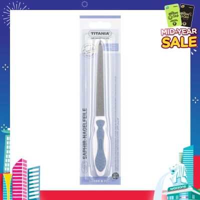 TITANIA Sl Spring Steel Sapphire Nail File (20cm) 1s