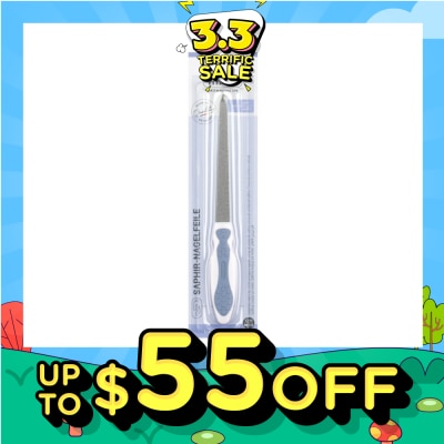 TITANIA Sl Spring Steel Sapphire Nail File (20cm) 1s