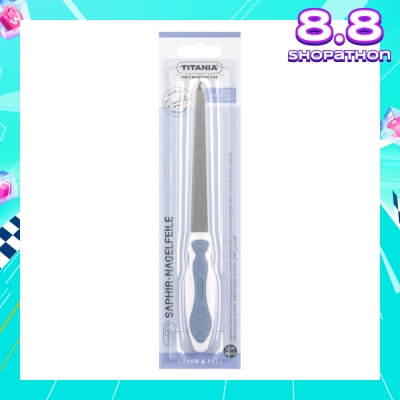 TITANIA Sl Spring Steel Sapphire Nail File (20cm) 1s