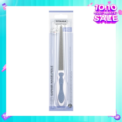 TITANIA Sl Spring Steel Sapphire Nail File (20cm) 1s