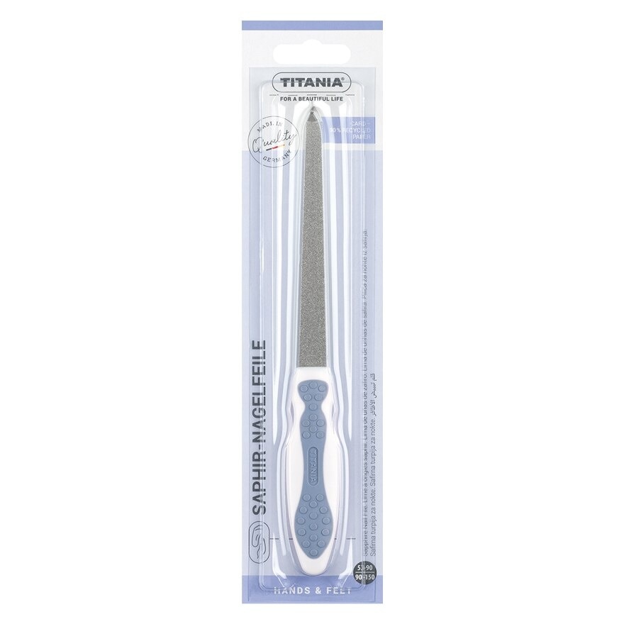 Sl Spring Steel Sapphire Nail File (20cm) 1s