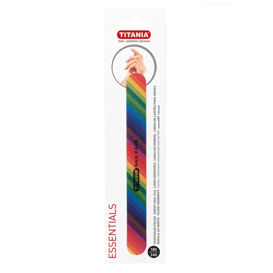 Emery Nail File (Rainbow) 1s