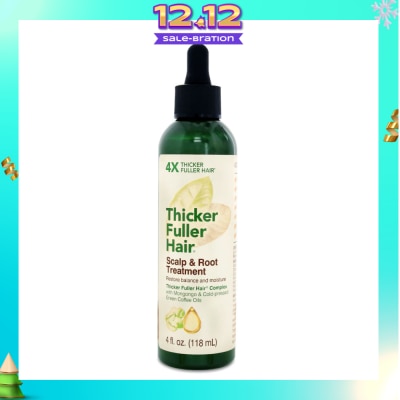 THICKER FULLER Hair Scalp & Root Treatment (For Thinning Hair Prone To Breakage) 118ml