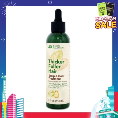 THICKER FULLER Hair Scalp & Root Treatment (For Thinning Hair Prone To Breakage) 118ml