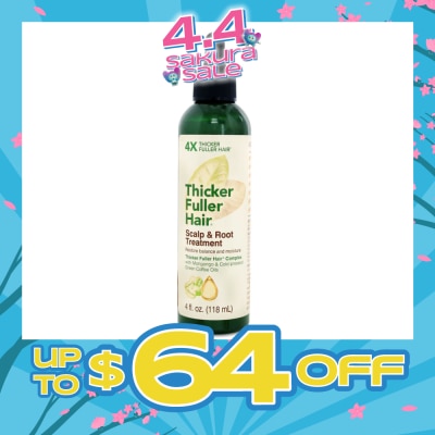 THICKER FULLER - Hair Scalp & Root Treatment (For Thinning Hair Prone To Breakage) 118ml