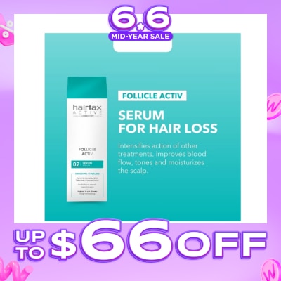 HAIRFAX - Follicle Activ Hair Loss Serum (To Accelerate Hair Growth andFor All Types Of Hair Loss) 50ml