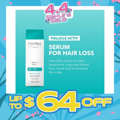 HAIRFAX - Follicle Activ Hair Loss Serum (To Accelerate Hair Growth andFor All Types Of Hair Loss) 50ml