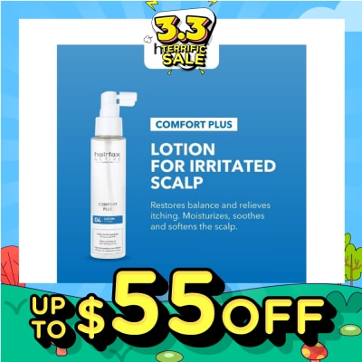 HAIRFAX Comfort Plus Lotion (For Soothing & Calming Senstive & Irritated Scalp) 100ml