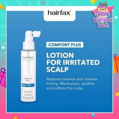 HAIRFAX Comfort Plus Lotion (For Soothing & Calming Senstive & Irritated Scalp) 100ml