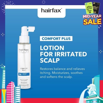 HAIRFAX Comfort Plus Lotion (For Soothing & Calming Senstive & Irritated Scalp) 100ml