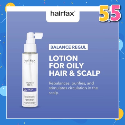 HAIRFAX Balance Regul Lotion (For Oily Hair & Scalp) 100ml