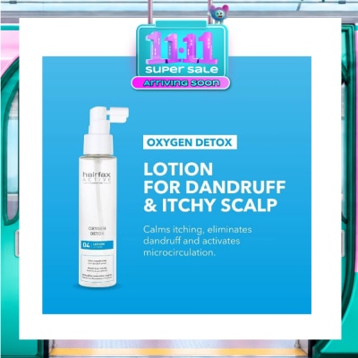 HAIRFAX Oxygen Detox Lotion (For Dandruff & Itchy Scalp) 100ml image