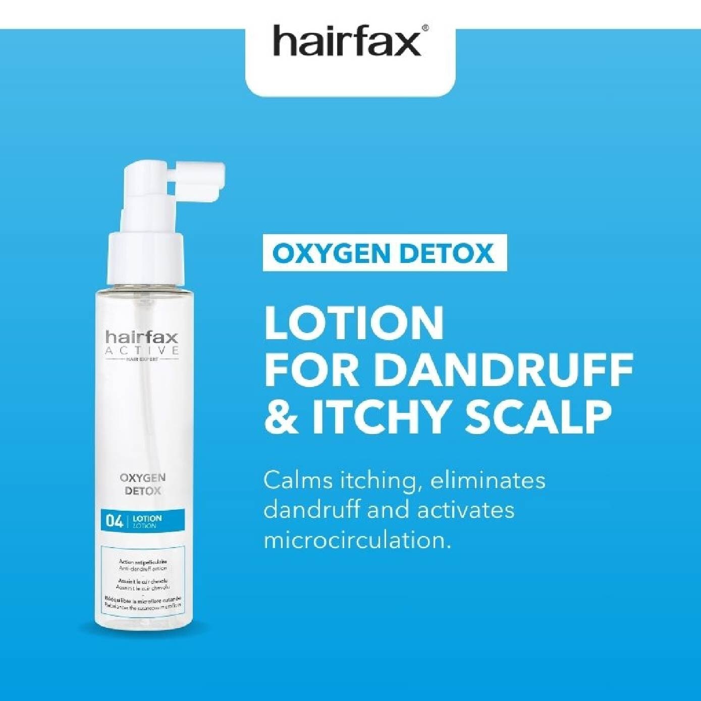 Oxygen Detox Lotion (For Dandruff & Itchy Scalp) 100ml