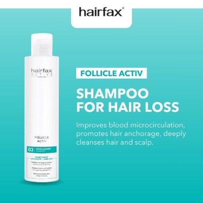 HAIRFAX Follicle Activ Hair Loss Shampoo (Stimulates Follicular Growth & For All Types Of Hair Loss) 200ml