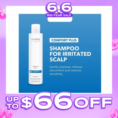 HAIRFAX - Comfort Plus Shampoo (For Soothing & Calming Senstive & Irritated Scalp) 200ml